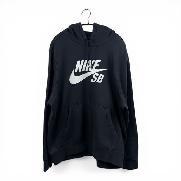 (2XL) 나이키 SB 후드 티 블랙