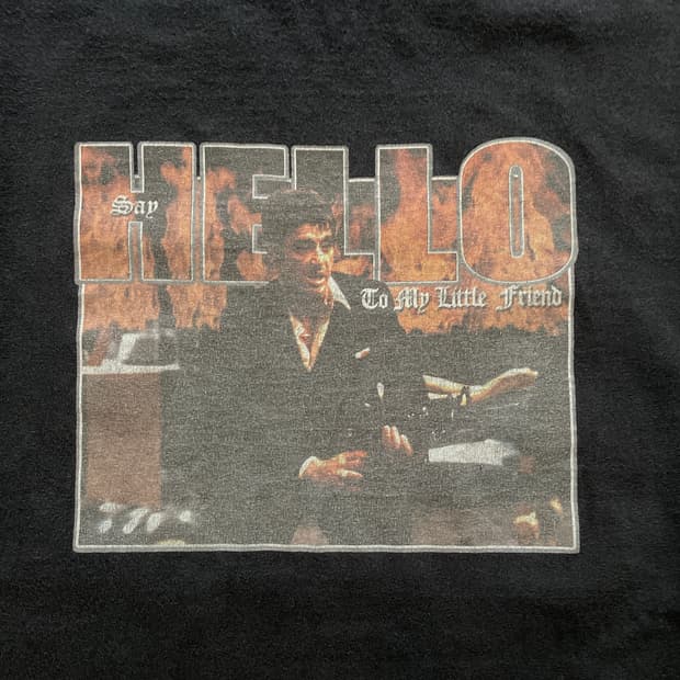 90-00s Serial Killer Scar Face Movie T-