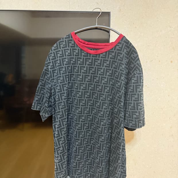 펜디 FF 코튼 반팔 티셔츠