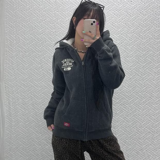 디키즈 올드스쿨 빈티지 양털 후드 집업 M C06932
