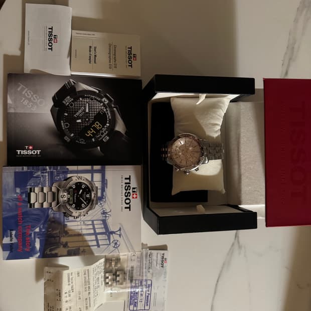 티쏘 Tissot PRS-200 크로노그래프 풀박스 + 여분줄