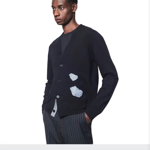 유니클로 +J 메리노 블렌드 가디건 L