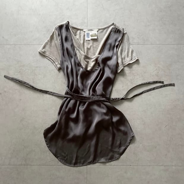 리미퓨 limi feu yohji yamamoto 레이어드 티