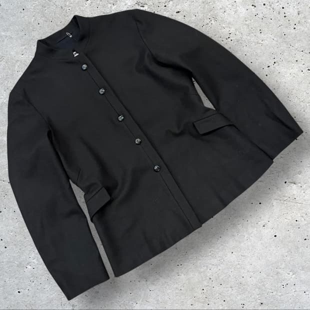 [38] JILSANDER 질샌더 블랙 빈티지 울 자켓 B467