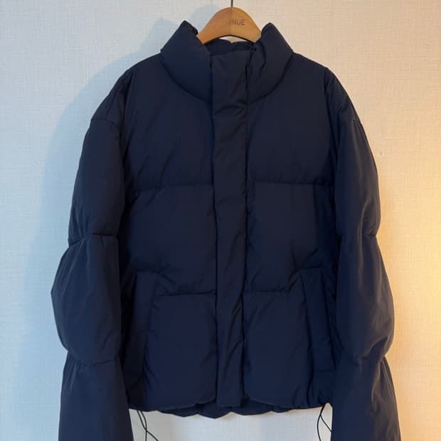 [XXL]무신사 스탠다드 숏패딩 네이비