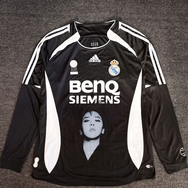 지드래곤 레알마드리드 프린팅 커스텀 축구유니품 반팔