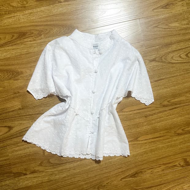 빈티지 상하이 치파오 블라우스 날개 히메갸루 달천깔 로걀 페어리 긱시크