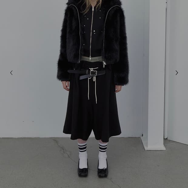 LCDC tm 퍼자켓 블랙 새상품