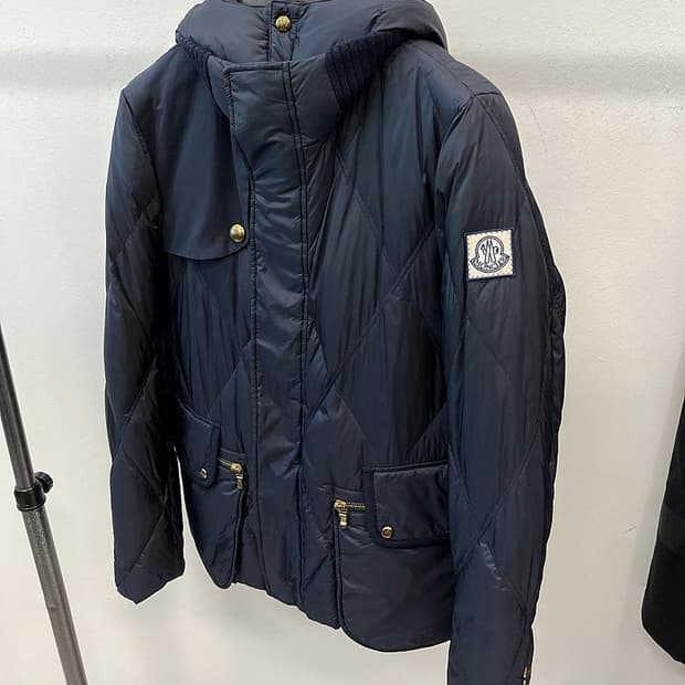 105) 몽클레어 감마블루 퀼팅다운패딩 