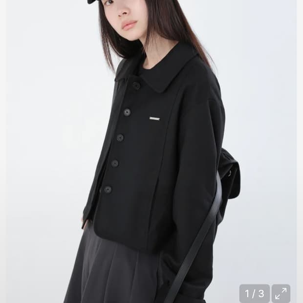 미세키서울 라운드 카라 자켓
