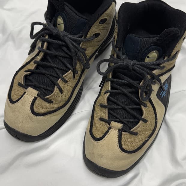 나이키 x 스투시 에어 페니 2 라탄 앤 라임스톤