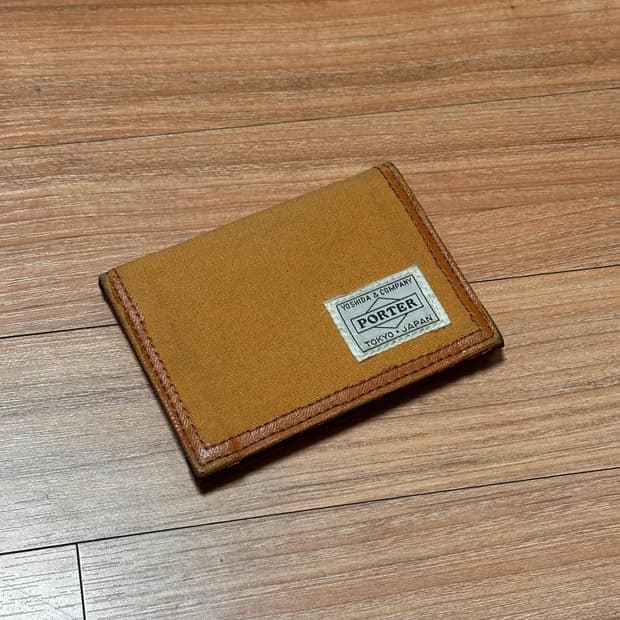 포터 프리스타일 지갑 카멜