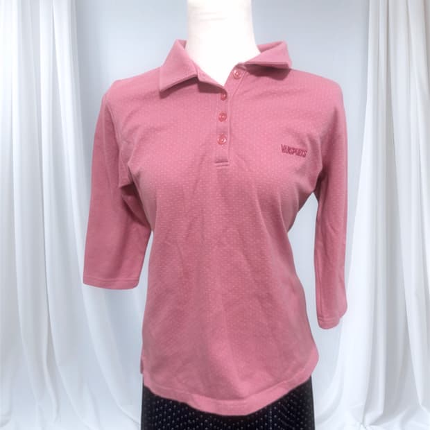 Vansports 반스포츠 도트 핑크 탑