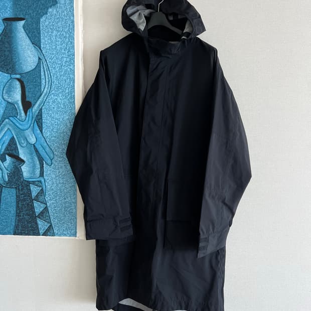 Goldwin 트래블 오버 코트 블랙 M