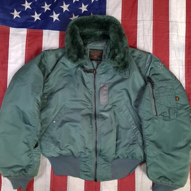 오리지날 민수용 알파사 미공군 B-15 항공자켓