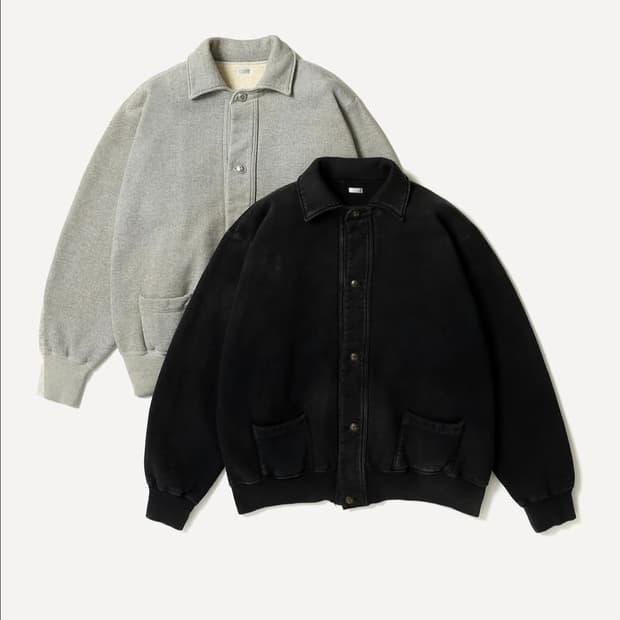 A.presse Vintage Sweat Cardigan블랙 