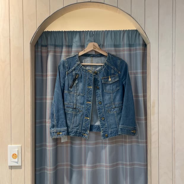 일본빈티지 00s y2k 청자켓