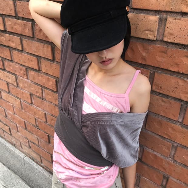 velour drape top