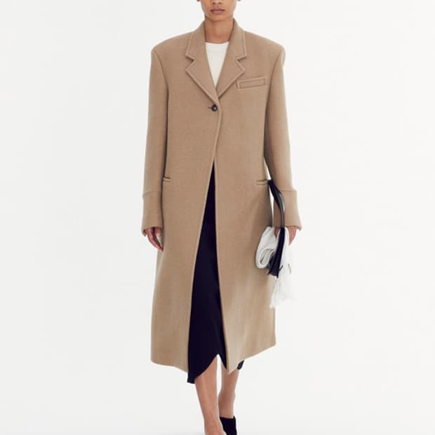 렉토 Recto kuse  light over-size wool coat