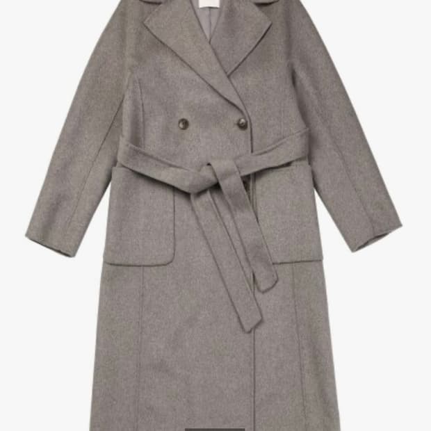 LIST 리스트 벨티드 캐스미어 코트