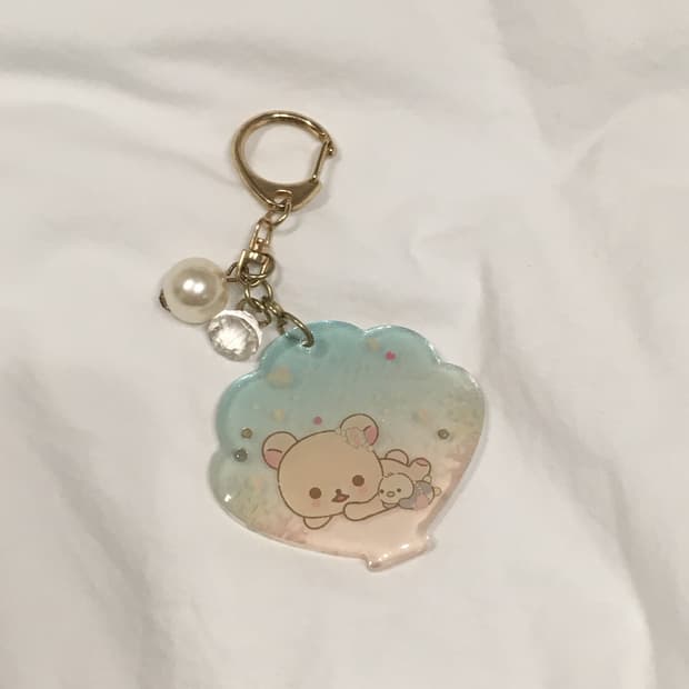 코리락쿠마 바다 키링