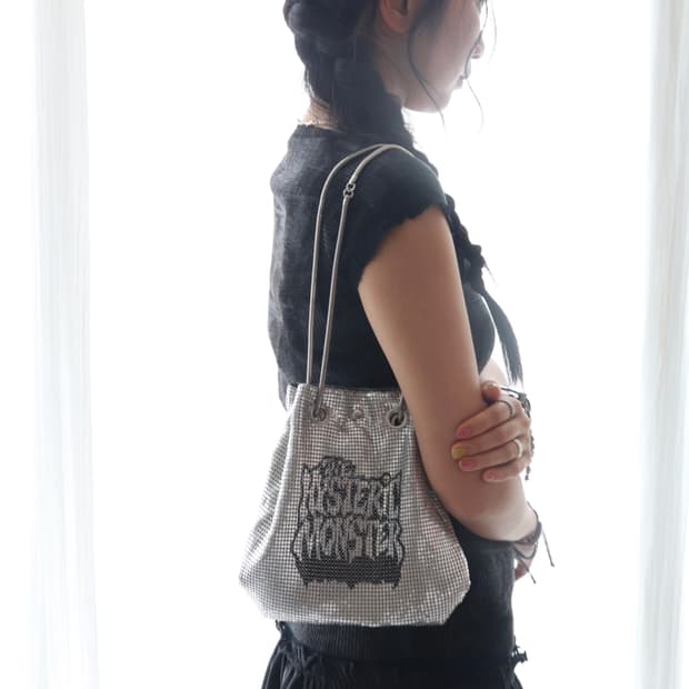[Hysteric Glamour] Silver Metal Mesh Bag