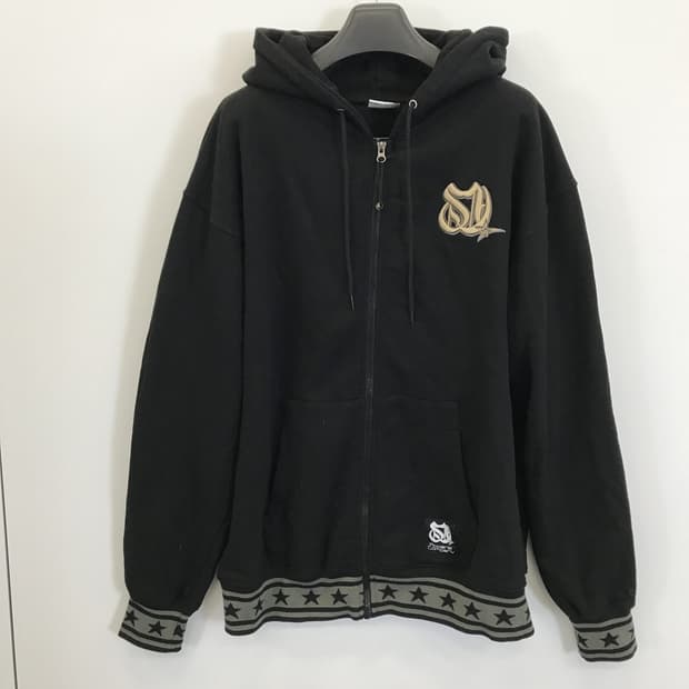 스컬프터 3D 모노그램 후드집업 [XL]