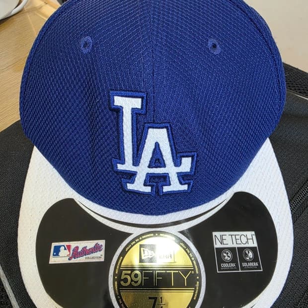 뉴에라 MLB 어센틱 컬렉션 LA 다저스 다이아몬드 에라 볼캡 모자