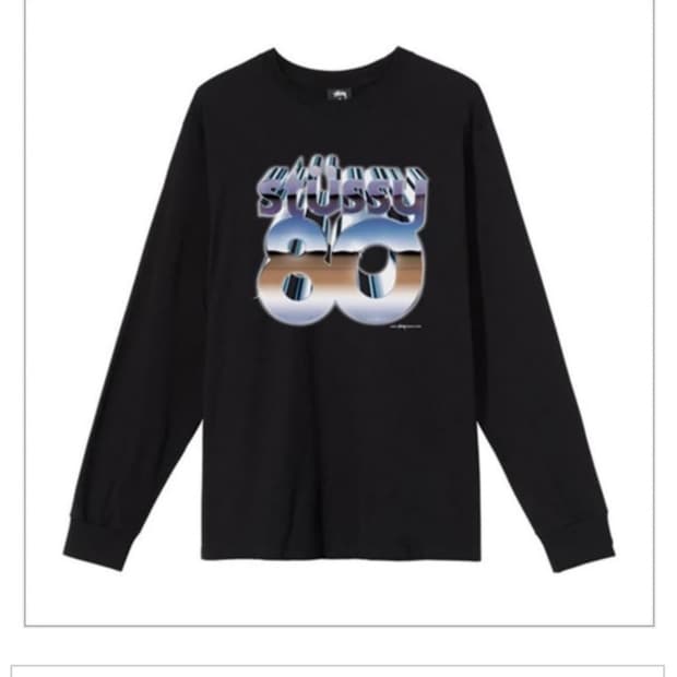 스투시 80 chrome 롱슬리브 