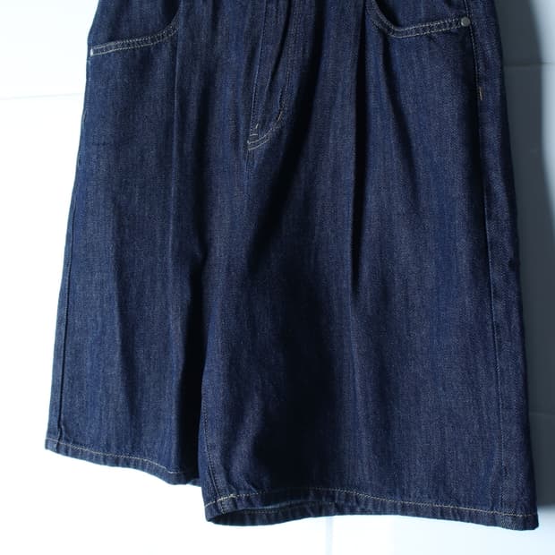 (L-XL) 굿라이프웍스 반바지 팬츠 버뮤다 데님 청 밴딩-P10702