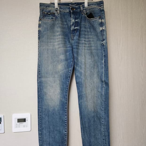 생로랑 스트레이트 중청 데님