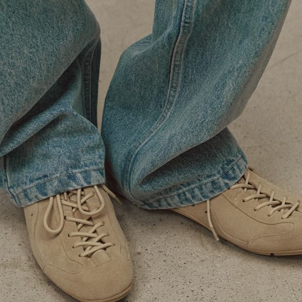 새상품(280)로맨틱무브 보울러 스니커즈 샌드베이지 스웨이드