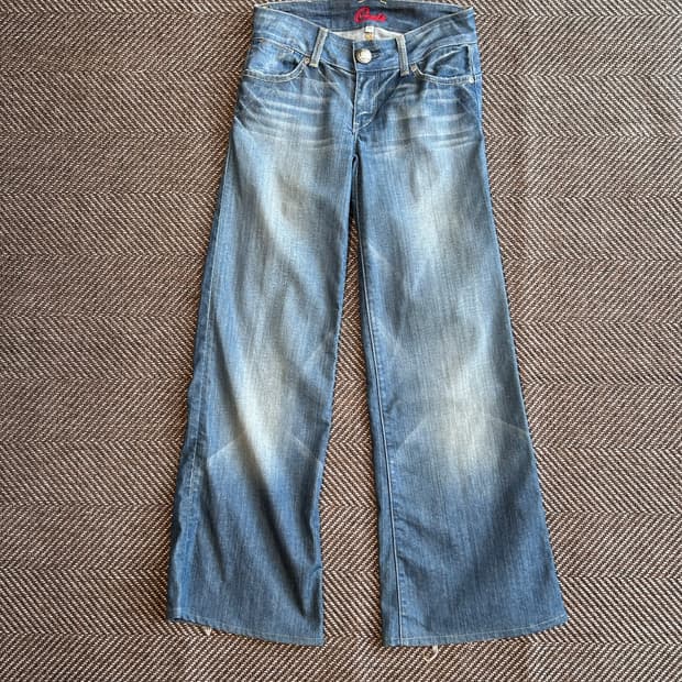 블루 컬트 Y2K 플레어데님 Made in USA
