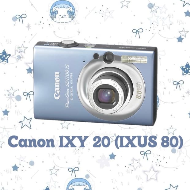 [*미품!/한국어🍀] Canon ixy20(ixus80)빈티지 카메라
