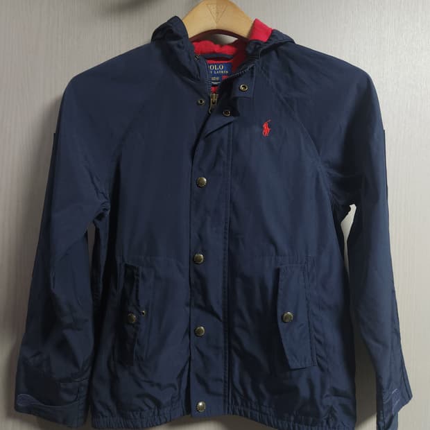 폴로 랄프로렌 키즈 후드 바람막이 자켓, 10~12세