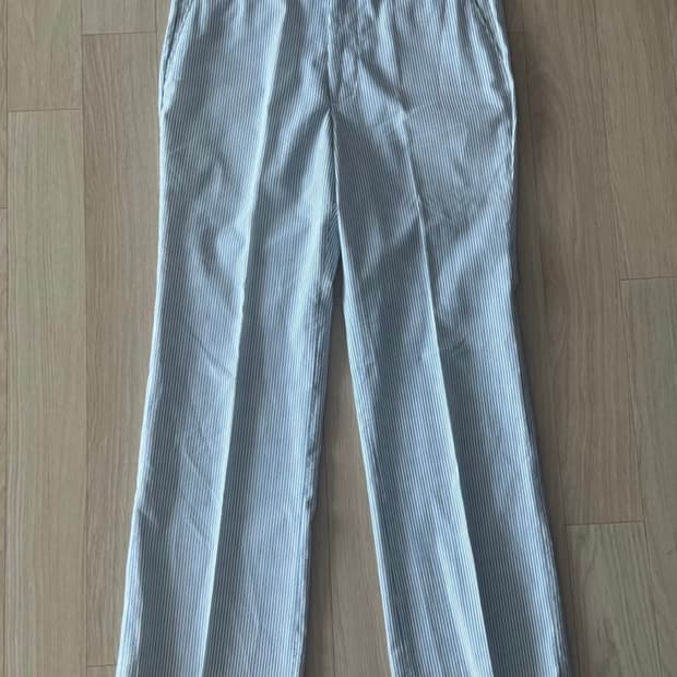 Sears 시어서커 블루 스트라이프 팬츠 32
