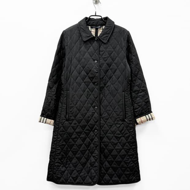 버버리 런던 다이아 퀼팅 롱 자켓