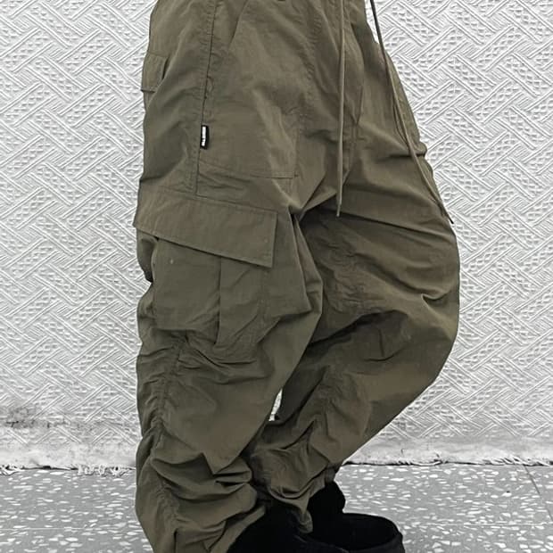 엑스톤즈 스트릿 힙합 아메카지 말차카키 카고팬츠 M C09682
