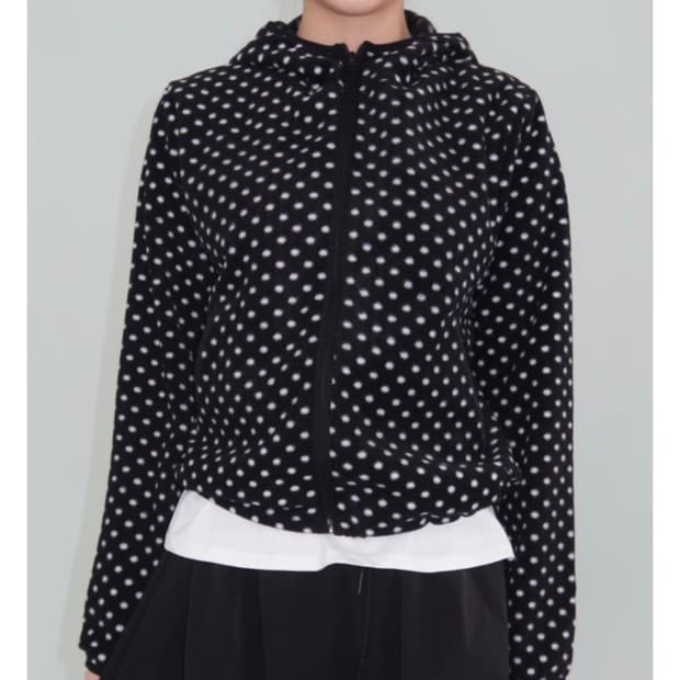 도트 후리스 판매합니다 (Yue project)