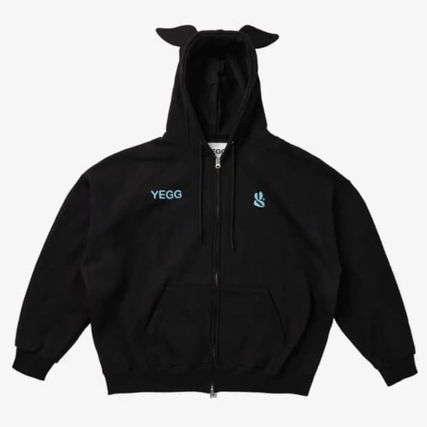 Yegg 예그 윙 후드집업 블랙