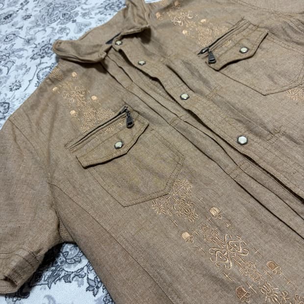 IN THE ATTIC tribal embroidered shirts