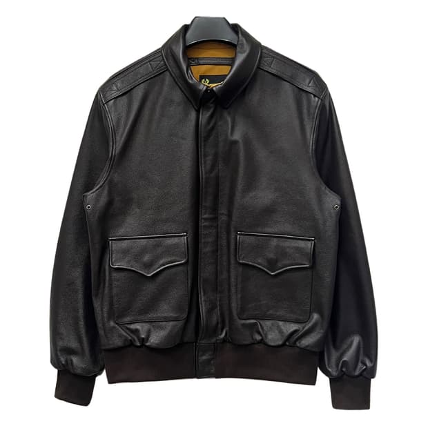 US 미 육군 항공대 A-2 리얼 레더 소가죽 자켓 2XL