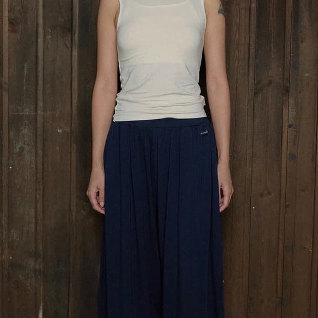 무브웜 wave pants navy M