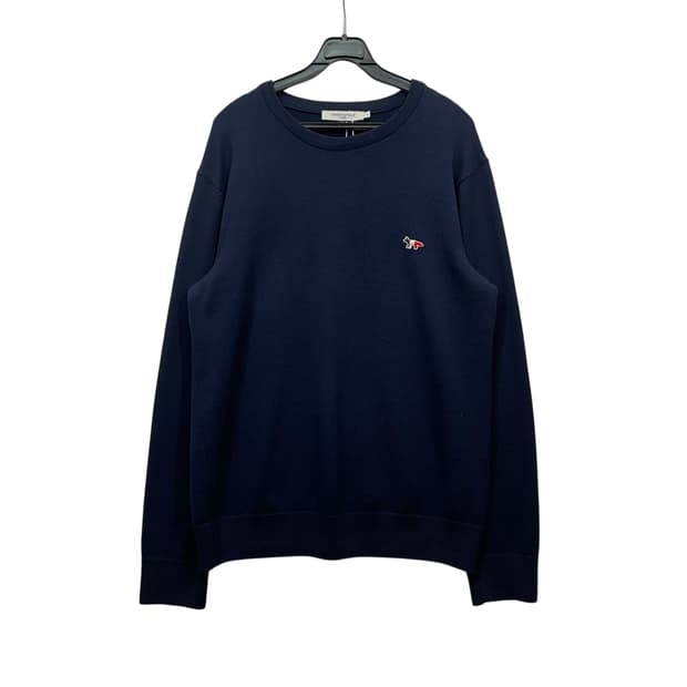 Maison Kitsune Navy Fox Knit