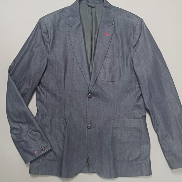 [100] 리바이스 데님 2버튼 블레이저 자켓
