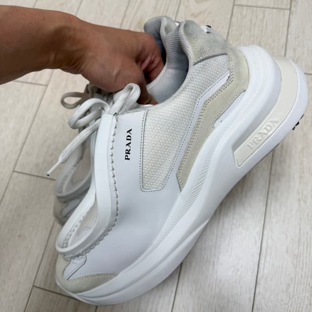 프라다. 바이크패브릭 스웨이드 엘리먼츠 UK8.5(275)