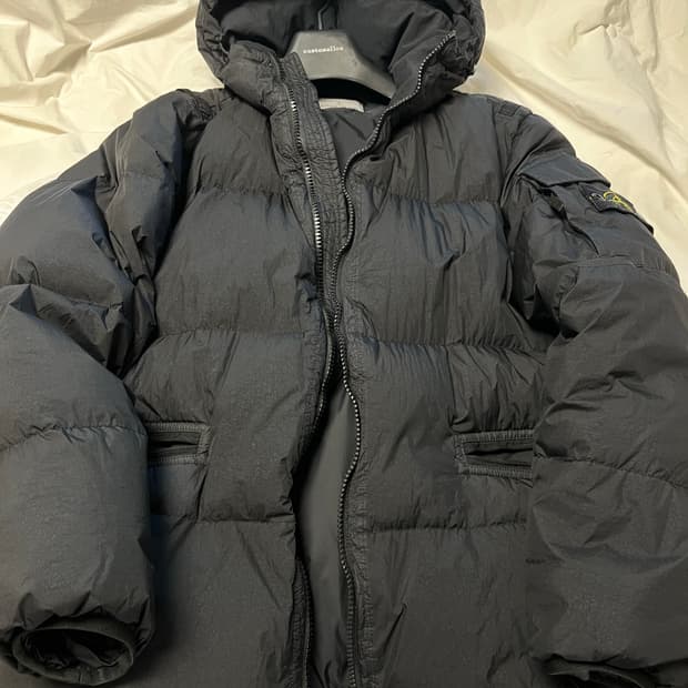 스톤아일랜드 22fw 크링클랩 패딩