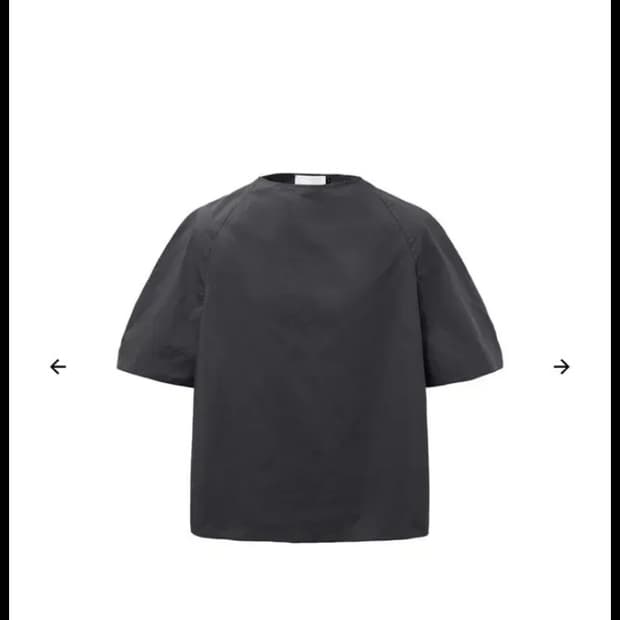 아모멘토 raglan cowl neck top 챠콜 L