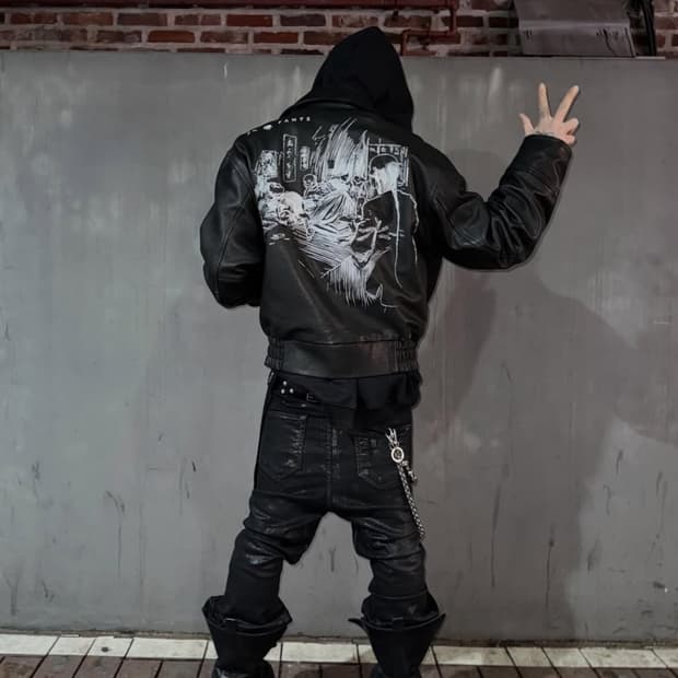 [32] 릭오웬스 21FW 디트로이트 컷 SBF 글리터 코팅진