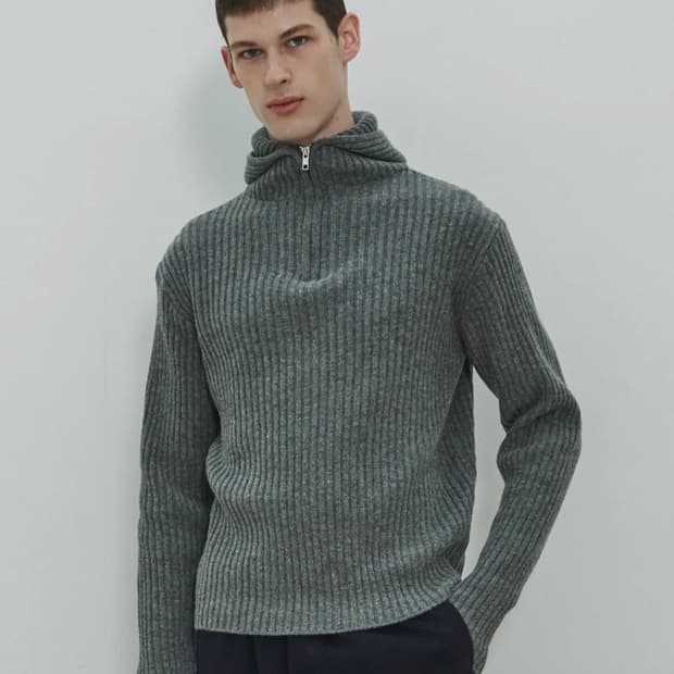 MOONSUN 문선 바라클라바 니트 L